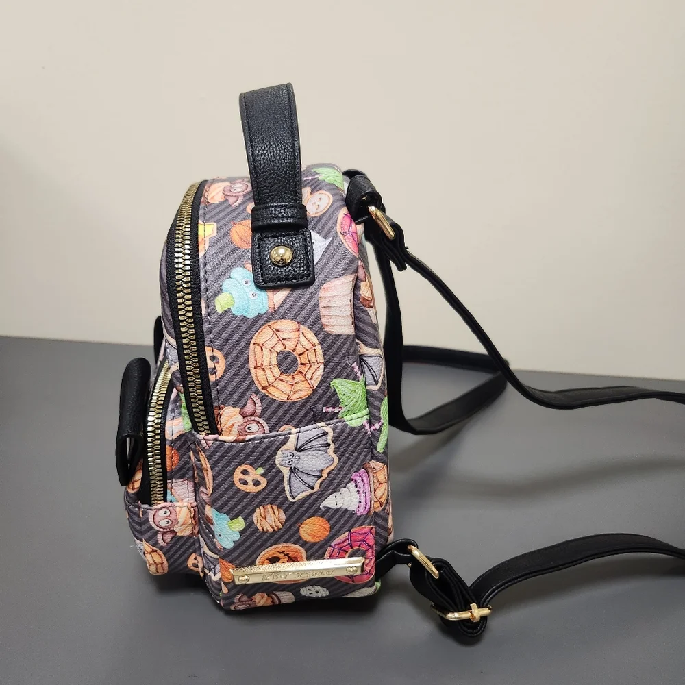 Betsey Johnson Sweets Dog XOBAYBEE Halloween Mini Backpack Purse New - Picture 3 of 8